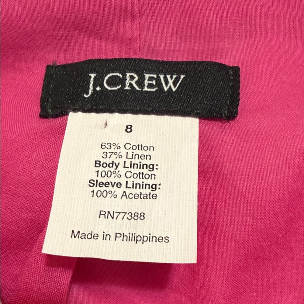 J. Crew Pink Textured Blazer - Picture 3 of 4